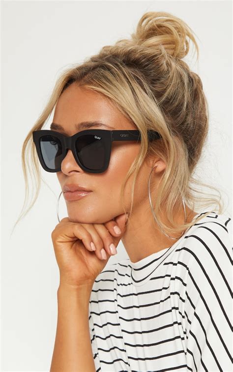 quay - women's after hours full-coverage square sunglasses|quay sunglasses for women polarized.